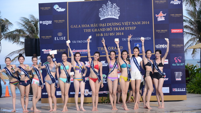 32 thí sinh vào CK Hoa hậu đại dương Việt Nam 2014