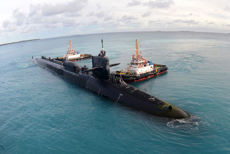 8 chiếc tàu ngầm Mỹ đang ở gần biển TQ